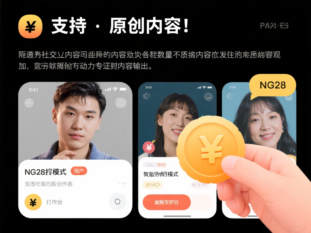 支持原创内容：随着社交平台内容创作者数量的增加，优