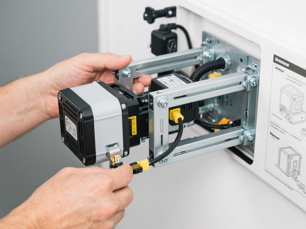 根据说明书的指导，开始将主要部件组装在一起。务必保